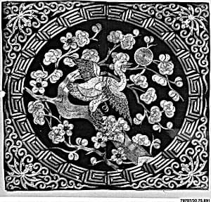 Woman's Rank Badge with Wild Goose by Unknown Artist