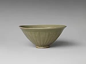 Bowl with Decoration of Boys in Waves by Unknown Artist