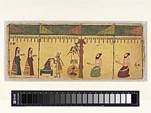 Double-sided folio from a Ramayana series by Unknown Artist