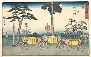 東海道五十三次　池鯉鮒|Chiryu by Utagawa Hiroshige
