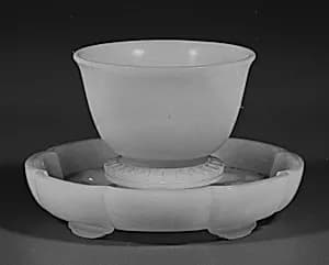 清中期 玉杯|Cup and saucer by Unknown Artist