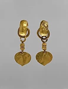 금제 귀걸이 삼국 신라|金製耳飾 三國 新羅|Earring (one of a pair) by Unknown Artist