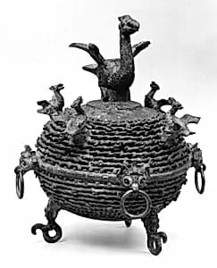 東周 青銅香熏|Incense burner (xiangxun) by Unknown Artist
