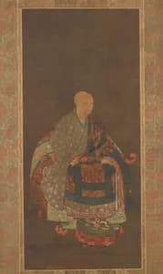 春屋妙葩像 自賛|Portrait of Shun'oku Myōha