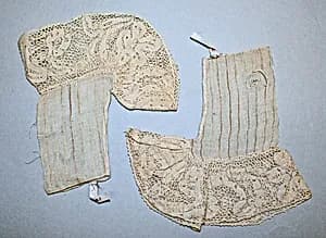 Christening mitts by Unknown Artist