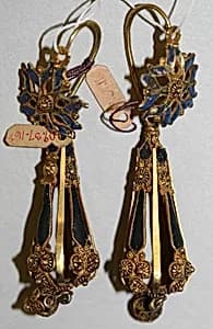 Earrings by Unknown Artist