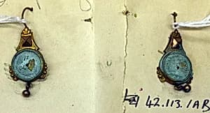 Earrings by Unknown Artist