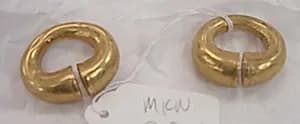 Earrings by Unknown Artist