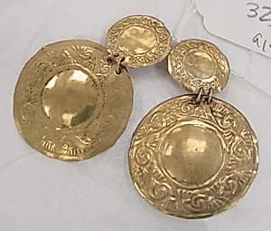 Earrings by Unknown Artist