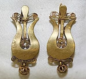Earrings by Unknown Artist