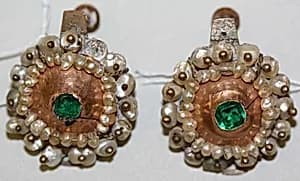 Earrings by Unknown Artist
