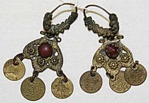 Earrings by Unknown Artist