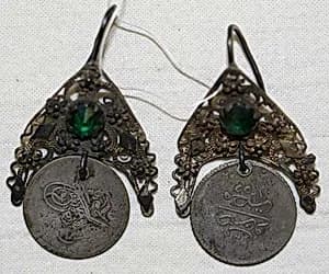 Earrings by Unknown Artist