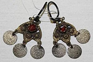 Earrings by Unknown Artist