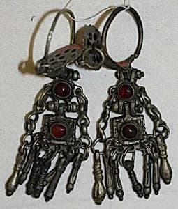 Earrings by Unknown Artist