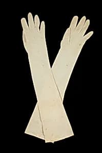 Evening gloves by Unknown Artist