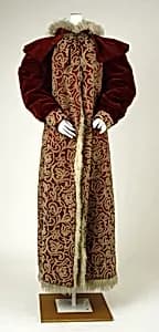 Evening robe by Unknown Artist