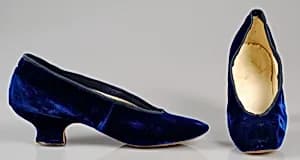Evening slippers by Unknown Artist