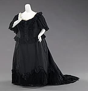 Mourning dress by Unknown Artist