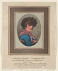 A British Seaman! A Heart of Oak! by Thomas Rowlandson|Alfred Mills|Rudolph Ackermann, London