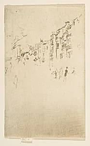A Fragment of Piccadilly (Piccadilly) by James McNeill Whistler