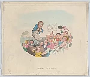 A Grinning Match by Rudolph Ackermann, London|Thomas Rowlandson|Henry William Bunbury
