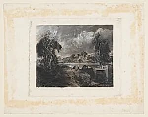 A Lock on the Stour by David Lucas|John Constable