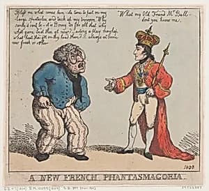 A New French Phantasmagoria by Thomas Rowlandson|George Murgatroyd Woodward|Napoléon Bonaparte