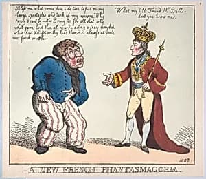 A New French Phantasmagoria by George Murgatroyd Woodward|Napoléon Bonaparte|Thomas Rowlandson