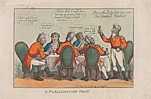 A Parliamentary Toast by Thomas Rowlandson|Thomas Tegg