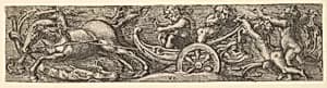 A scallop shell chariot