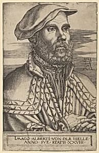 Albert van der Helle by Heinrich Aldegrever