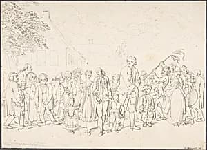 An Aristocratic Family Visiting Paupers