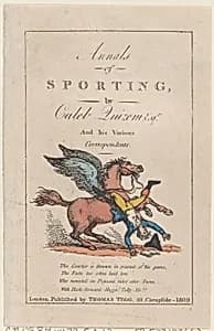 Annals of Sporting by George Murgatroyd Woodward|Henry William Bunbury|Thomas Rowlandson|Thomas Tegg