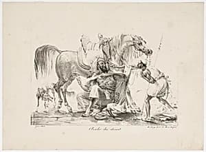 Arabe du Desert by baron Antoine Jean Gros