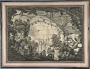 Architectural Fantasy by Johann Ferdinand von Hohenberg