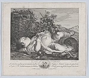 Autumn by Etienne Claude Voysard|Jean Jacques Bachelier