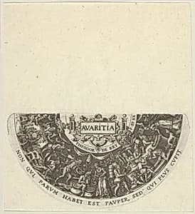 Avaritia by Theodor de Bry