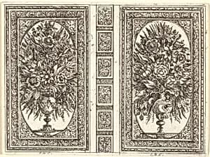 Book Cover (Two Flower Vases)