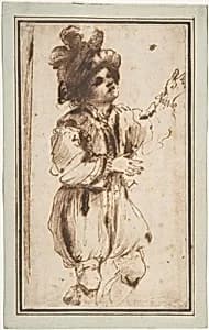 Boy Chasing a Butterfly by Guercino (Giovanni Francesco Barbieri)