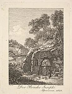 Brother Joseph in the Alps by Johann Christoph Erhard|Lori