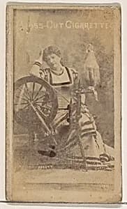 Card Number 68, Abbott, from the Actors and Actresses series (N145-1) issued by Duke Sons & Co. to promote Cross Cut Cigarettes by W. Duke, Sons & Co.