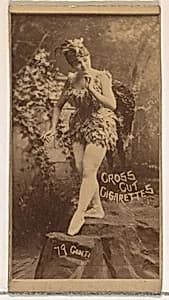Card Number 79, Conti, from the Actors and Actresses series (N145-1) issued by Duke Sons & Co. to promote Cross Cut Cigarettes by W. Duke, Sons & Co.