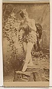 Card Number 79, Conti, from the Actors and Actresses series (N145-1) issued by Duke Sons & Co. to promote Cross Cut Cigarettes by W. Duke, Sons & Co.