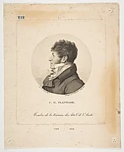 Portrait of Antoine-Paul Vincent|Antoine Achille Bourgeois de la Richardière|Charles Henri Plantade