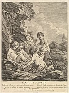 Portrait of Dominique Sornique|Pierre Alexandre Aveline|François Boucher