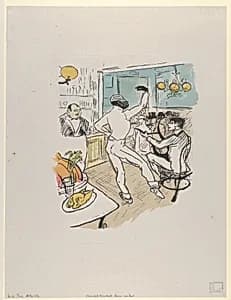 Chocolat Dansant by Henri de Toulouse-Lautrec