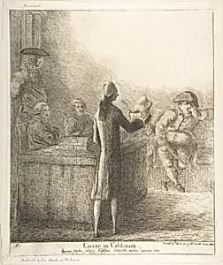 Portrait of James Sayers|Thomas Cornell