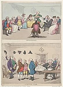 Conversazione, and A Country Club by Henry William Bunbury|Thomas Rowlandson