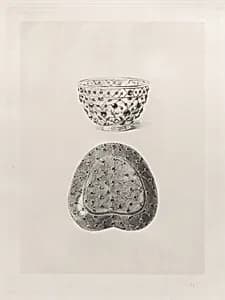 Crystal Cup and Jade Saucer